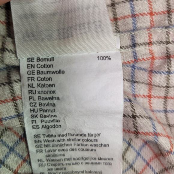 Fjall Raven Mens Plaid Button Down Shirt 2XL XX Large Forest Flannel - Picture 16 of 16